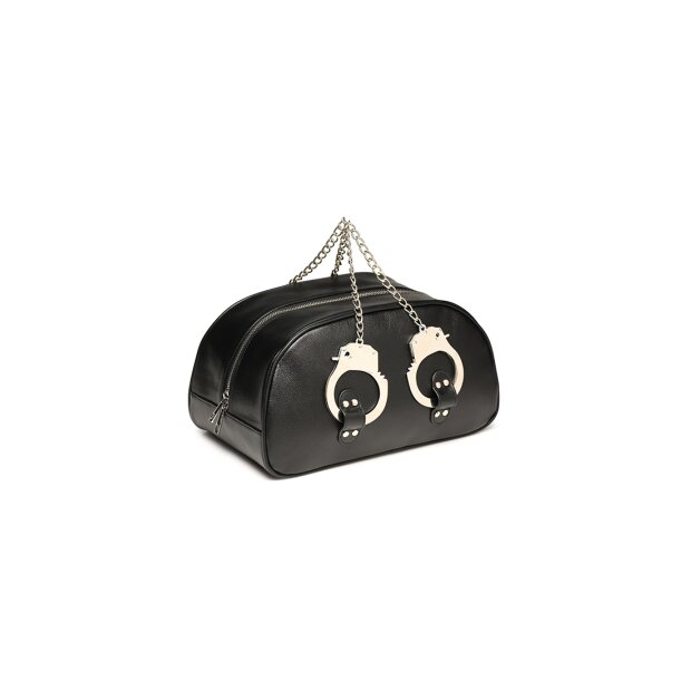 XR Brands sac avec poignées menottes noir