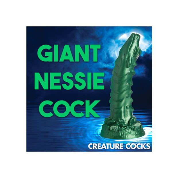 XR Brands Cockness Monster Dildo Grün 21,00 cm ⌀ 9,20 cm