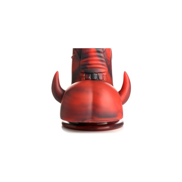 XR Brands Devil Demon Dildo red
