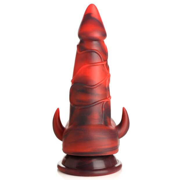 XR Brands Devil Demon Dildo red