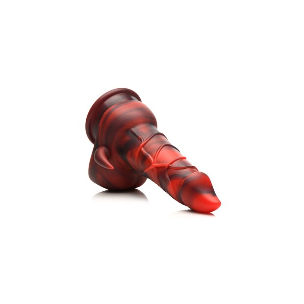 XR Brands Devil Demon Dildo red