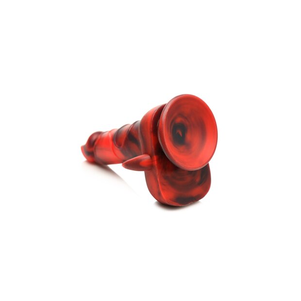 XR Brands Devil Demon Dildo red