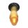 XR Brands Golden Mamba Dildo Gold 23,5 cm