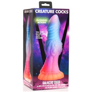 XR Brands Galactic Alien Creature Dildo glows in the dark...
