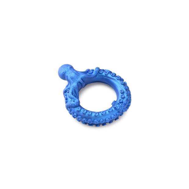 XR Brands Poseidons Octo penis ring made of silicone blue