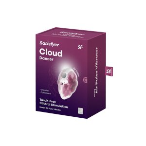Vibromasseur Satisfyer Cloud Dancer - Rouge imprimé