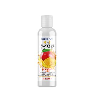 4 in 1 Lubricant with Mango Flavor - 1 fl oz / 30 ml