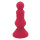 Sectret kisses rosebud anal plug red 4.1 cm