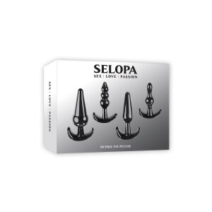 Selopa anal plug insertion set black