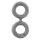 Shaft Double C-Ring Small Hodenring Grau
