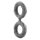 Shaft Double C-Ring Small Hodenring Grau