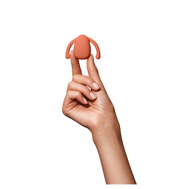 Dame Products Eva II Hands-Free Vibrator Orange 6,3 cm