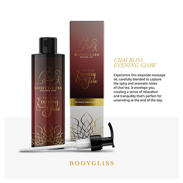 Bodygliss - Intim Massage Chai Bliss Evening Glow Öl 150 ml