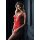 Deep-V Lace Teddy  Red S/M