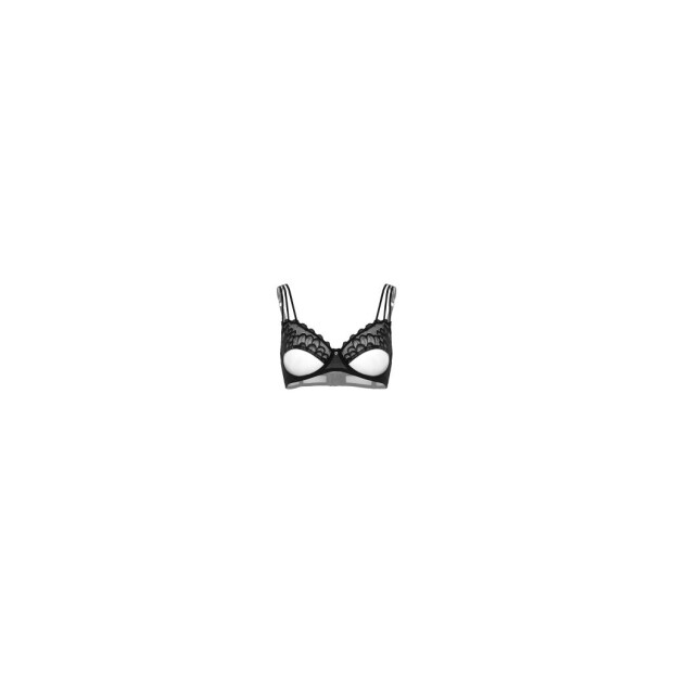 Unlined bra with faux underbust 75B - 90D