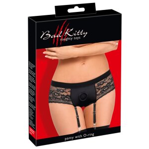 You2Toys Bad Kitty Straps-Panty Strap-On Schwarz M