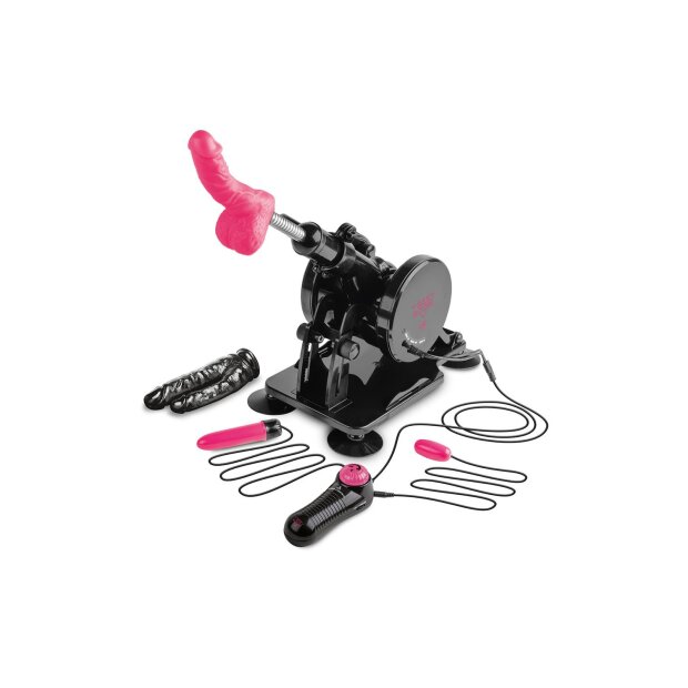 Dream Toys Machine à sexe télécommandée noire, rose