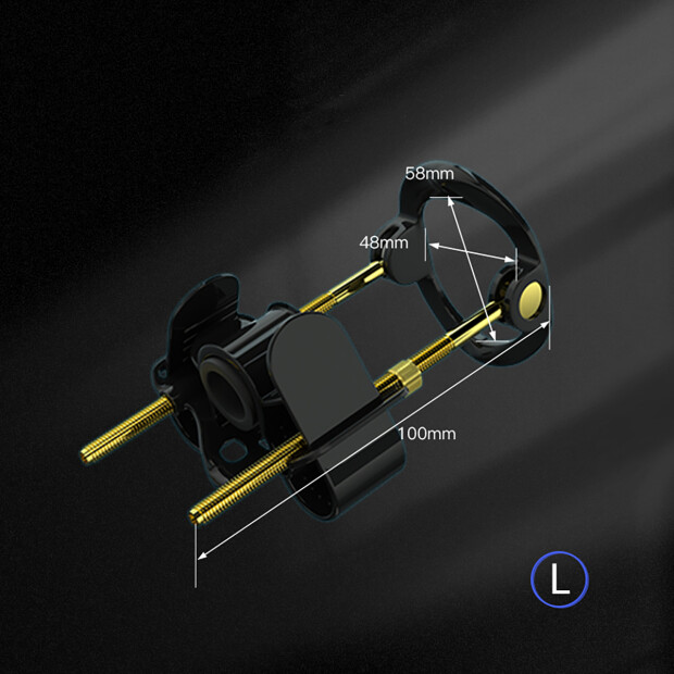 Kiotos Penis Extender Luxury Set Large Penisvergrößerung Silber