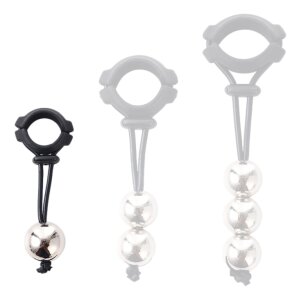 KINKgear Metal Beads Ring Testicle Weight Small