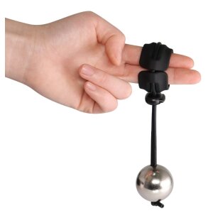 KINKgear Metal Beads Ring Testicle Weight Medium 140g
