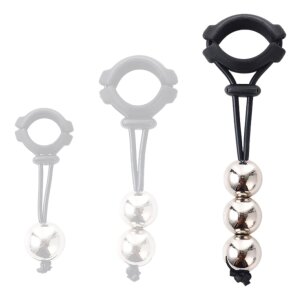 KINKgear Metal Beads Ring Testicle Weight Large 200g