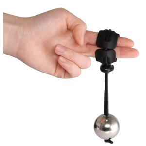 KINKgear Metal Beads Ring Testicle Weight Large 200g