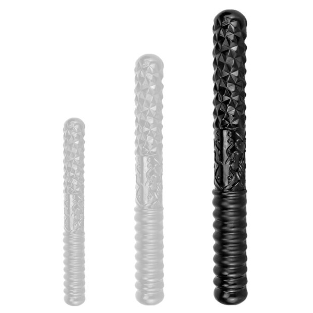 Deepleasure Diamor Large Doppeldildo Schwarz 46 cm ⌀ 5,2 cm