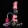 Bad Horse Haytos Abspritz Dildo Rosa und Schwarz 22 cm