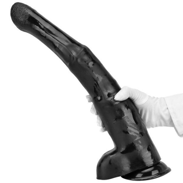 Bad Horse Mega Pferde Dildo Spezialdildo Schwarz 40 cm