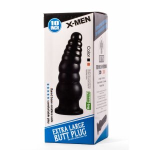 X-MEN Analplug Extra Large Schwarz ⌀ 9 cm
