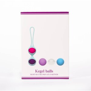 XR Brands Beautiful Kegel Balls Liebeskugeln Lila ⌀ 3 -...