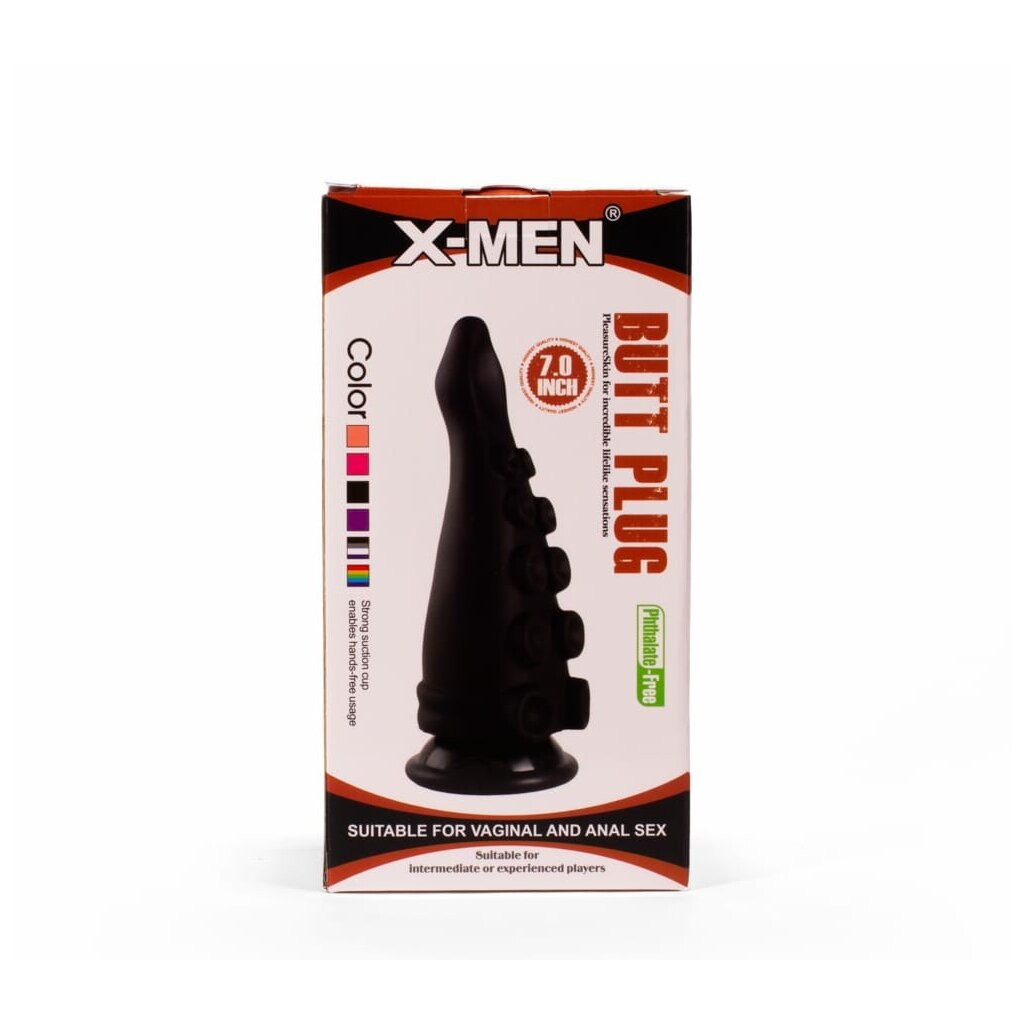 X-MEN Anal Plug Schwarz Noppen Analplug Schwarz ⌀ 6 cm, 18,95 €