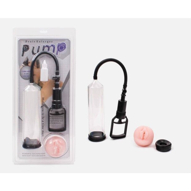 Debra Penis Enlarger Pump Soft Pussy Penis Pumpe Transparent 20 cm ⌀ 6 cm
