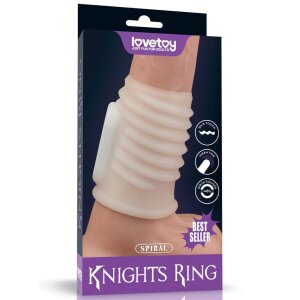 Lovetoy Vibrierender Spiral Penis Sleeve Penishülle...