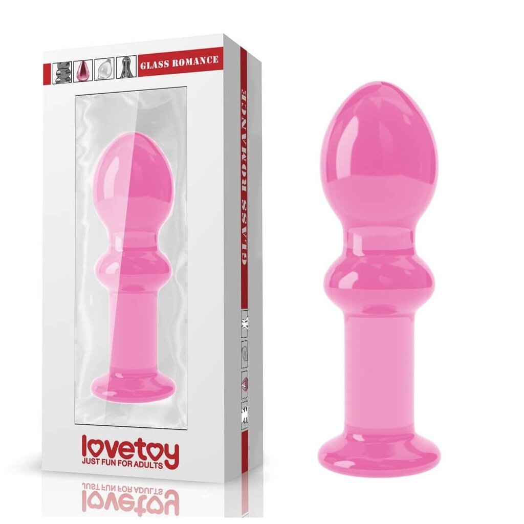 Lovetoy Glas Dildo Romance Pink Glasdildo 11,5 cm, 16,95 €