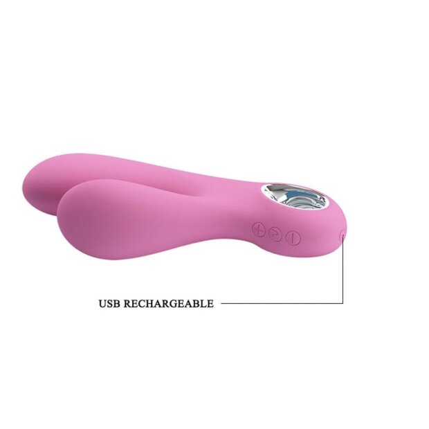 Pretty Love Canrol G-spot vibrator pink
