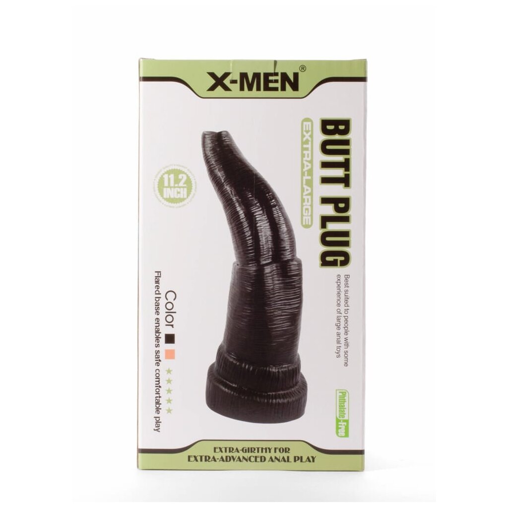 X-MEN Extra Large Anal Plug Black 9 cm, 46,95 €