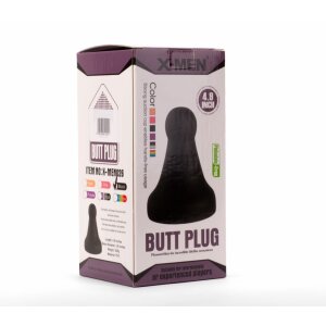 X-MEN Anal Plug Schwarz Analplug Schwarz ⌀ 6 cm