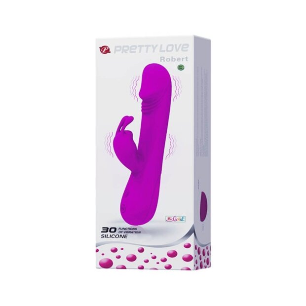 Pretty Love Robert Rabbit Vibrator purple