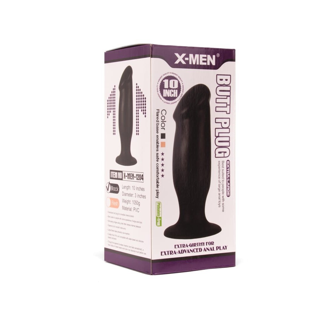 X-MEN Anal Plug Black 7,6 cm, 36,95