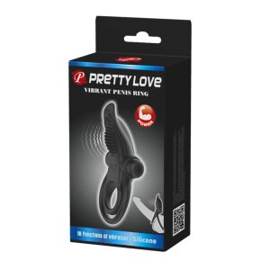 Pretty Love Vibrant Penis Ring with Clitoris Stimulation...