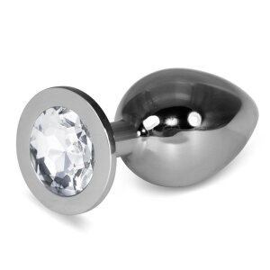 Lovetoy Rosebud Classic anal plug L Clear