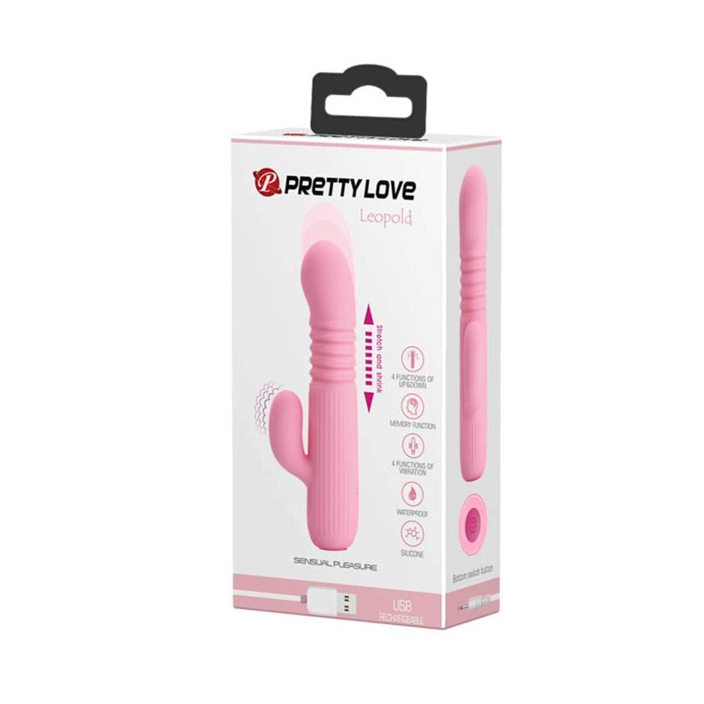 Pretty Love Leopold mit Stofunktion Baby Vibrator Rosa 15,5 cm  2,9,  59,95