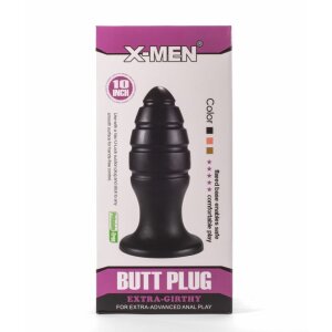 X-MEN Extra Girthy Plug Anal Noir VIII