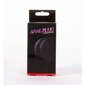 XR Brands Stainless Anal Plug S Analplug Silber ⌀ 2,5 cm