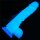 Lovetoy Lumino Play silicone dildo bright blue 20,9 cm