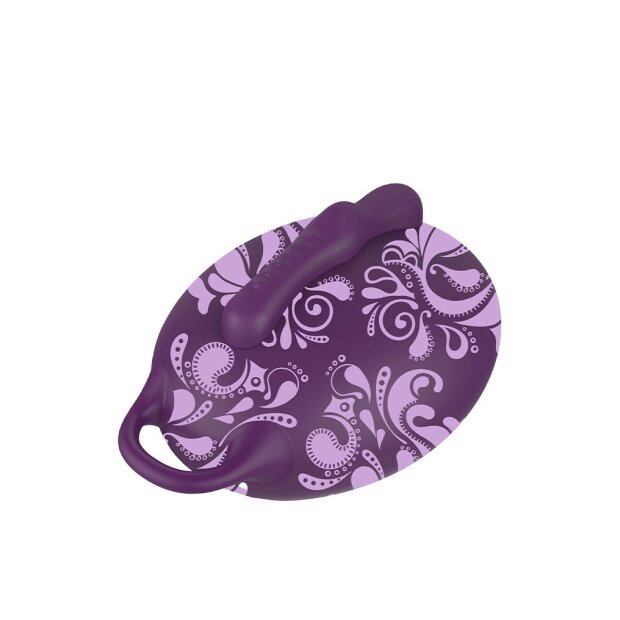 Bouncy Bliss Flow Sit-On Vibrator Purple