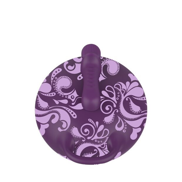 Bouncy Bliss Flow Sit-On Vibrator Purple