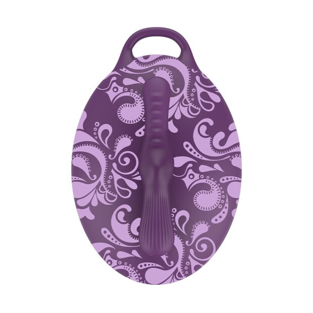 Bouncy Bliss Flow Sit-On Vibrator Purple