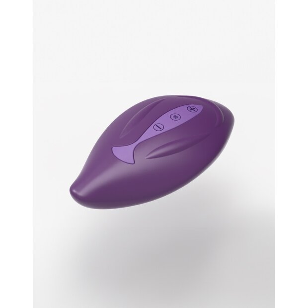 Bouncy Bliss Flow Sit-On Vibrator Purple